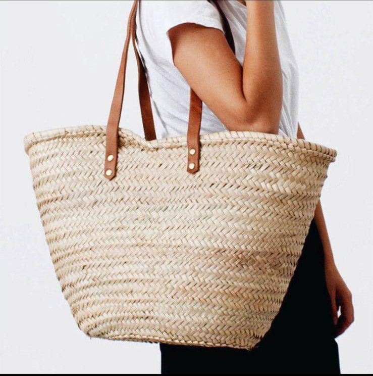 Handmade Strandtasche / Einkaufskorb